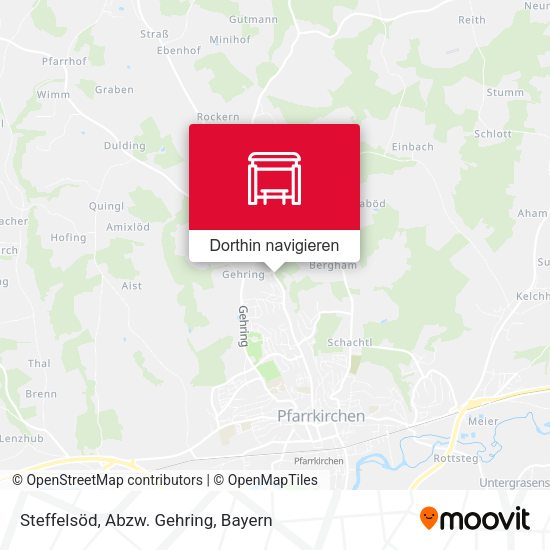 Steffelsöd, Abzw. Gehring Karte