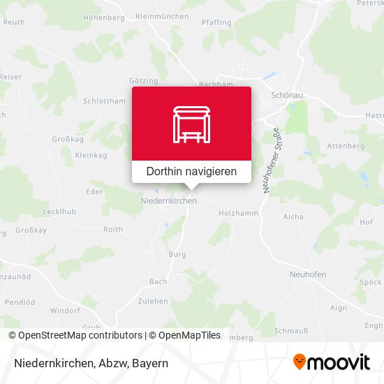 Niedernkirchen, Abzw Karte