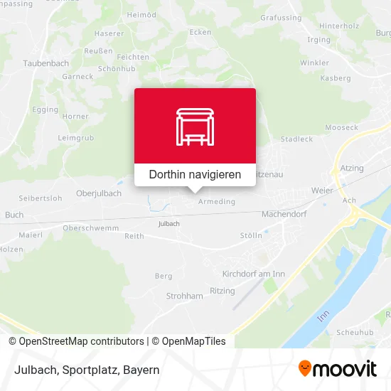 Julbach, Sportplatz Karte