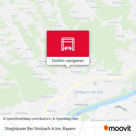 Steghäuser Bei Simbach A.Inn Karte
