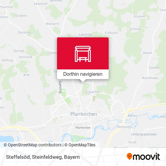 Steffelsöd, Steinfeldweg Karte