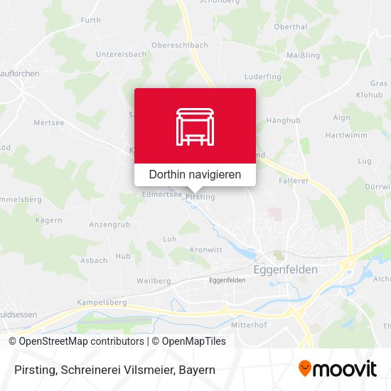 Pirsting, Schreinerei Vilsmeier Karte
