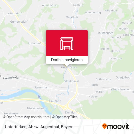 Untertürken, Abzw. Augenthal Karte
