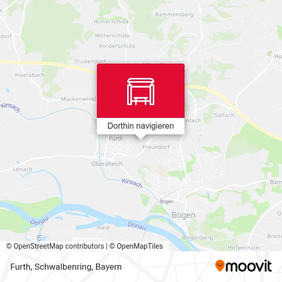 Furth, Schwalbenring Karte