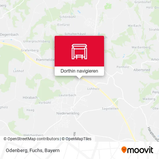 Odenberg, Fuchs Karte
