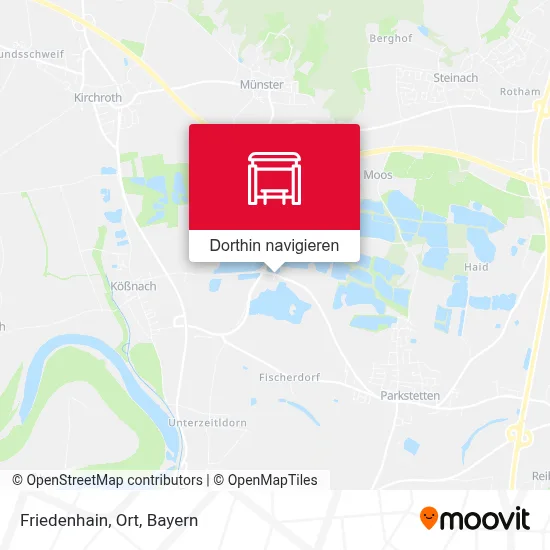 Friedenhain, Ort Karte