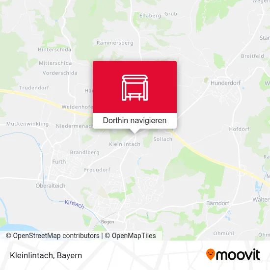 Kleinlintach Karte