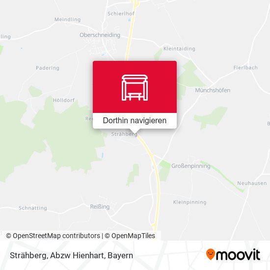Strähberg, Abzw Hienhart Karte