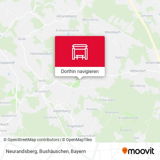 Neurandsberg, Bushäuschen Karte