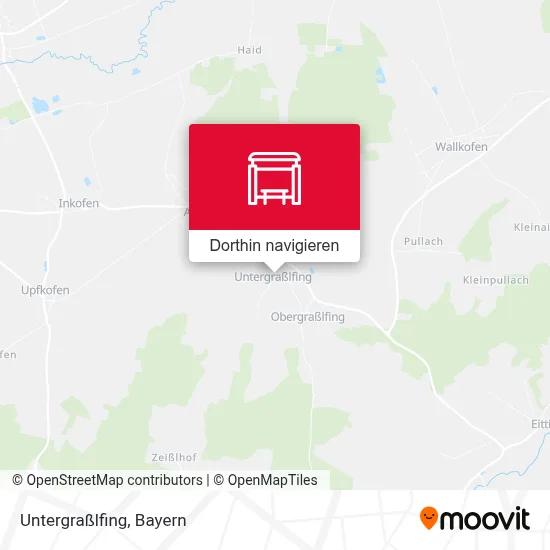 Untergraßlfing Karte