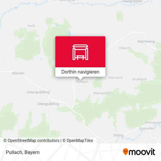 Pullach Karte