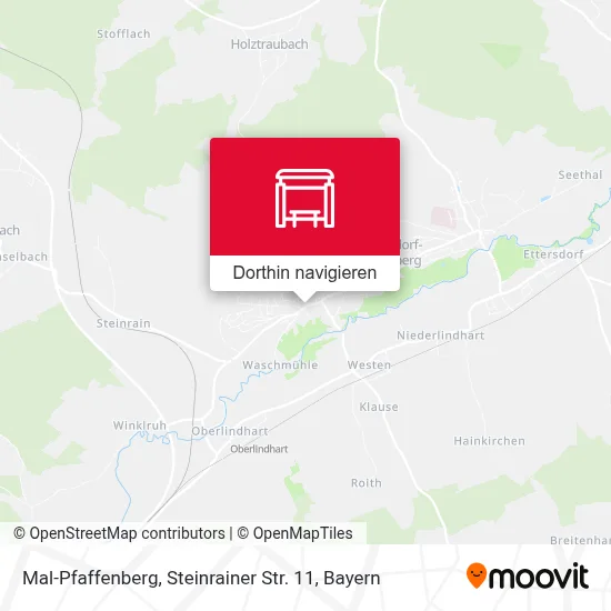 Mal-Pfaffenberg, Steinrainer Str. 11 Karte