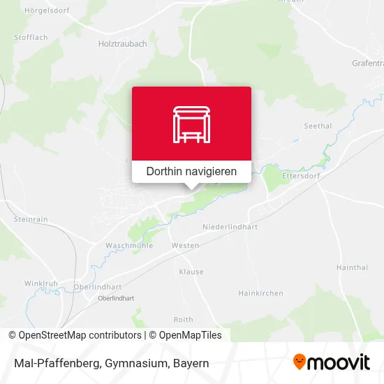 Mal-Pfaffenberg, Gymnasium Karte