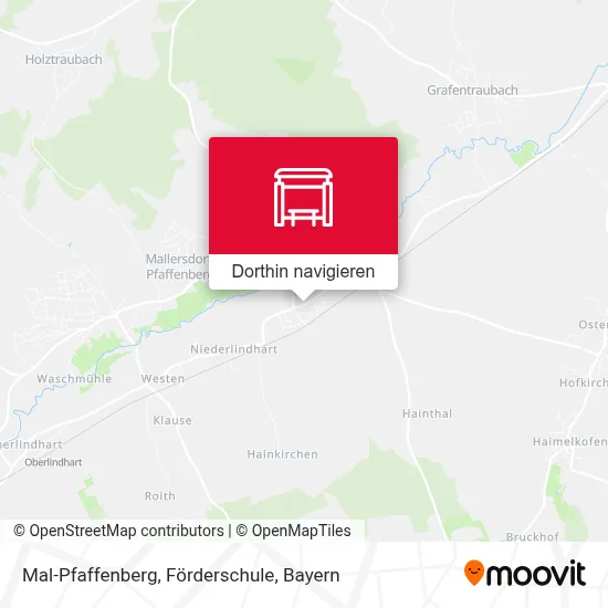 Mal-Pfaffenberg, Förderschule Karte