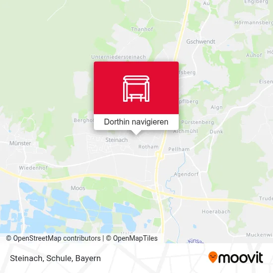 Steinach, Schule Karte