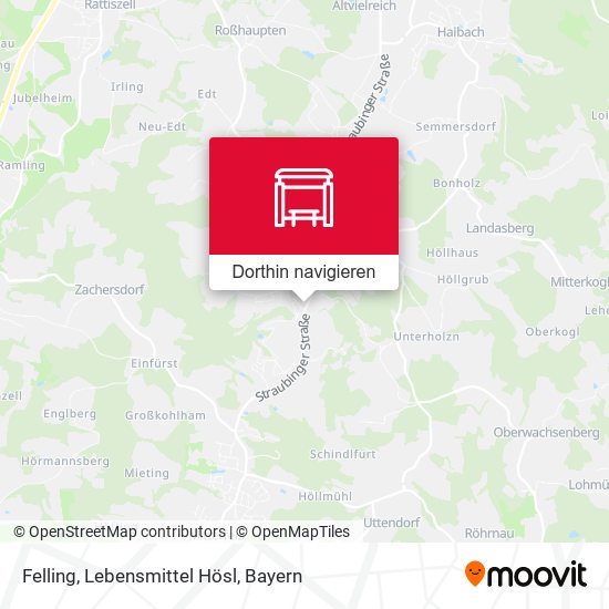Felling, Lebensmittel Hösl Karte