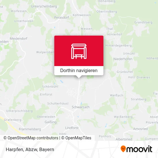 Harpfen, Abzw Karte