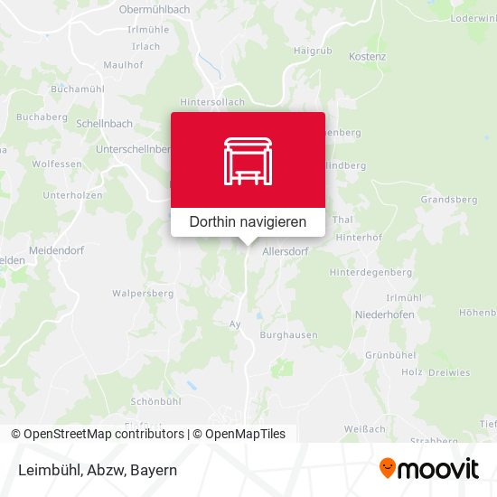 Leimbühl, Abzw Karte