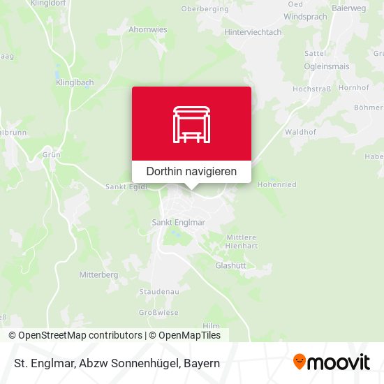 St. Englmar, Abzw Sonnenhügel Karte
