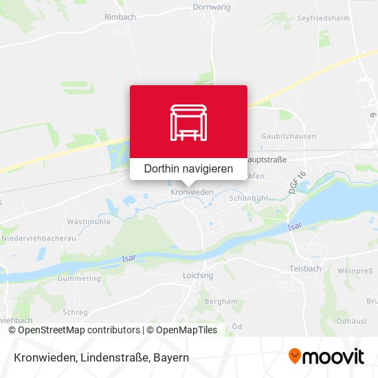 Kronwieden, Lindenstraße Karte