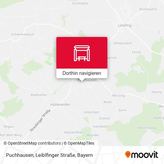Puchhausen, Leiblfinger Straße Karte