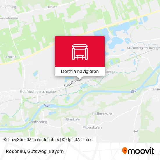 Rosenau, Gutsweg Karte