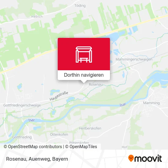 Rosenau, Auenweg Karte