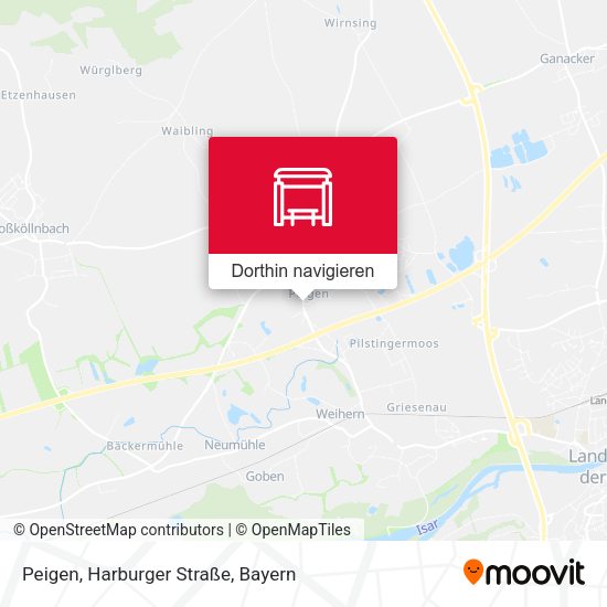Peigen, Harburger Straße Karte