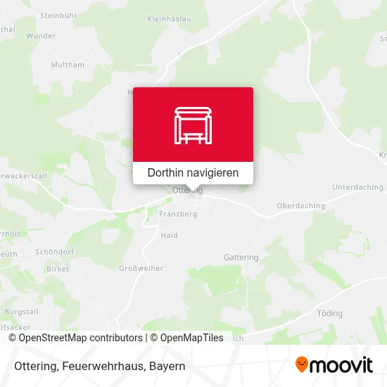 Ottering, Feuerwehrhaus Karte