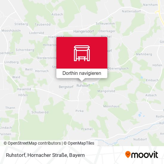 Ruhstorf, Hornacher Straße Karte