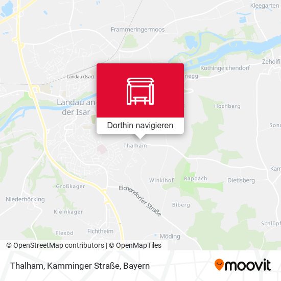 Thalham, Kamminger Straße Karte