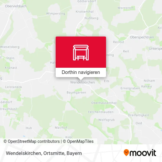 Wendelskirchen, Ortsmitte Karte