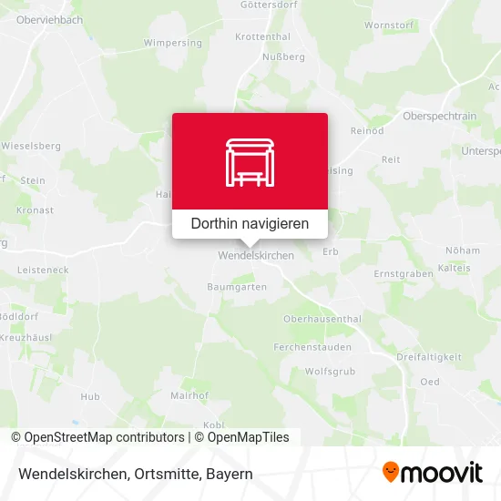 Wendelskirchen, Ortsmitte Karte