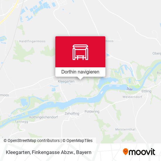 Kleegarten, Finkengasse Abzw. Karte