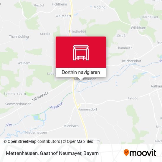 Mettenhausen, Gasthof Neumayer Karte
