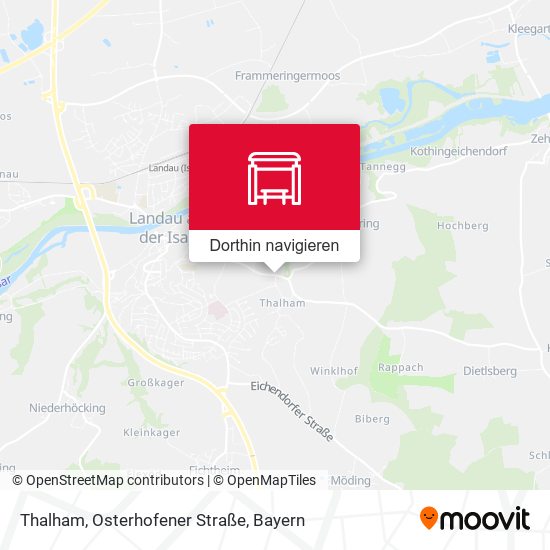 Thalham, Osterhofener Straße Karte