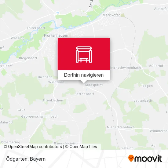 Ödgarten Karte