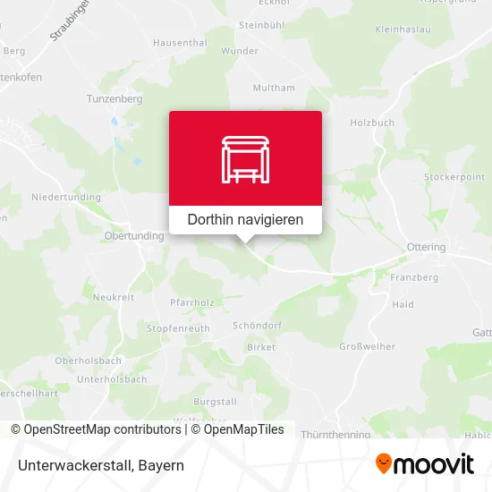 Unterwackerstall Karte