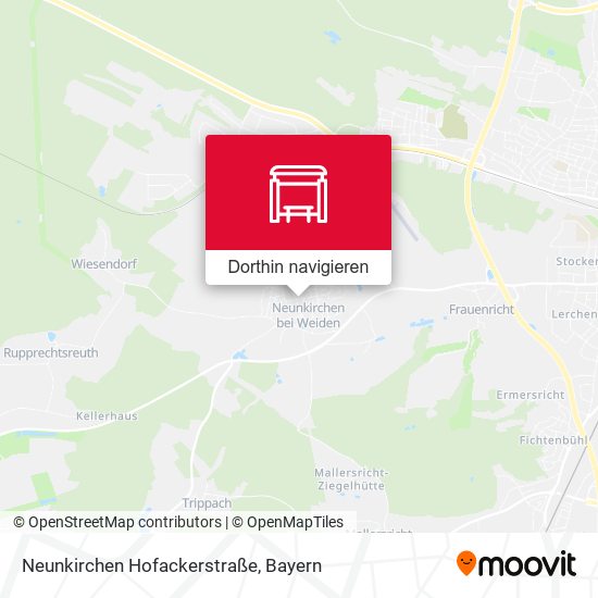 Neunkirchen Hofackerstraße Karte