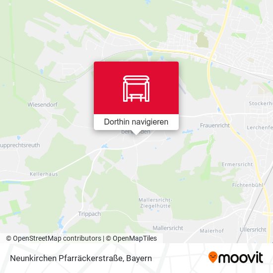 Neunkirchen Pfarräckerstraße Karte