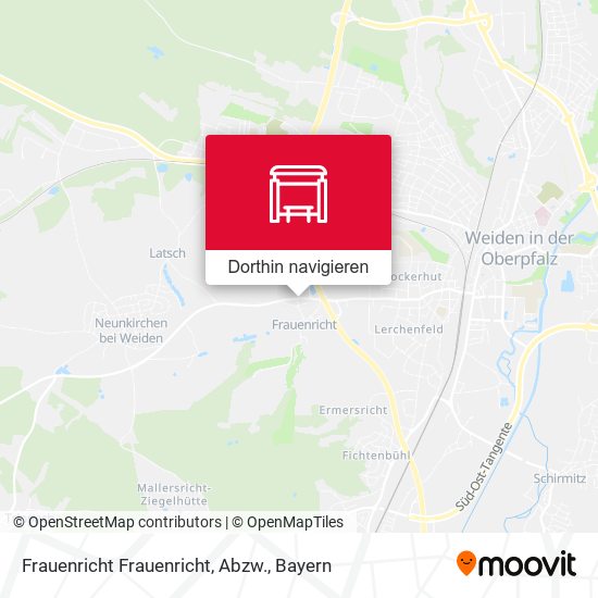 Frauenricht Frauenricht, Abzw. Karte