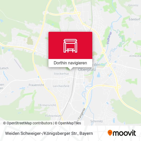 Weiden Schweiger- / Königsberger Str. Karte