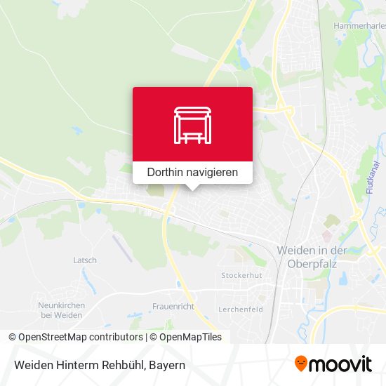 Weiden Hinterm Rehbühl Karte