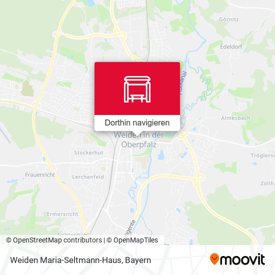 Weiden Maria-Seltmann-Haus Karte