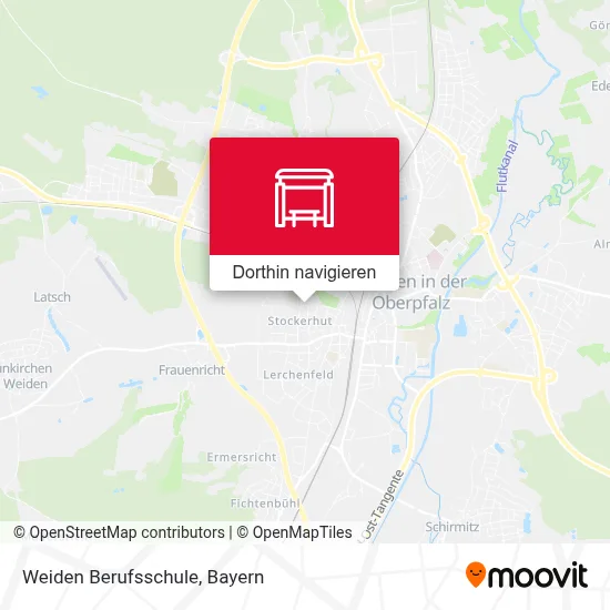 Weiden Berufsschule Karte