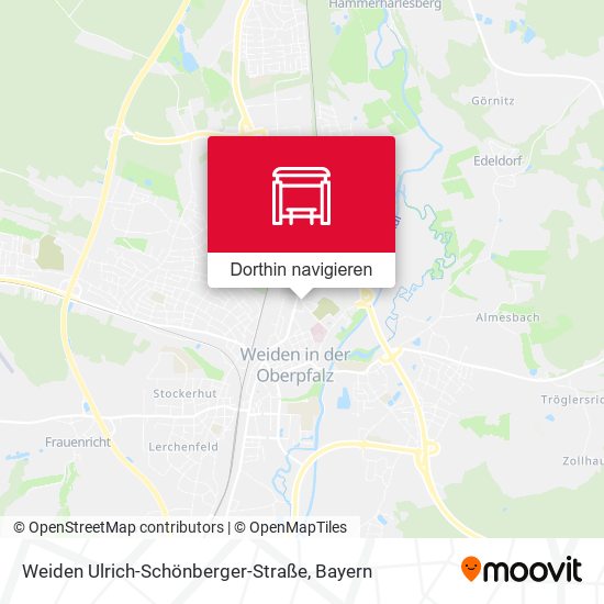 Weiden Ulrich-Schönberger-Straße Karte