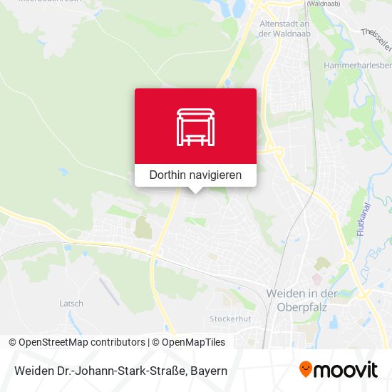 Weiden Dr.-Johann-Stark-Straße Karte