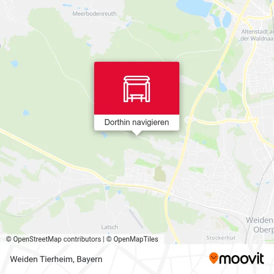 Weiden Tierheim Karte