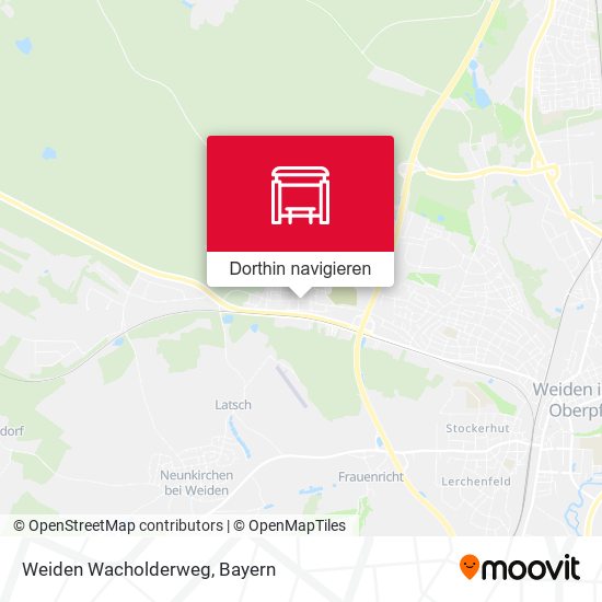 Weiden Wacholderweg Karte