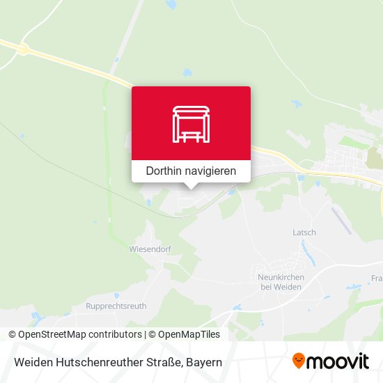 Weiden Hutschenreuther Straße Karte